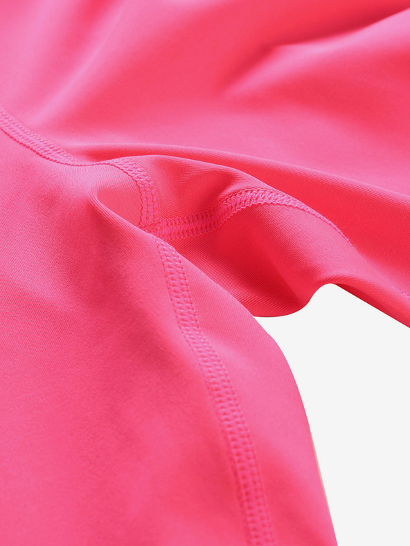 ALPINE PRO Gyorsan száradó női capri leggings ALPINE PRO NORVA rózsaszín