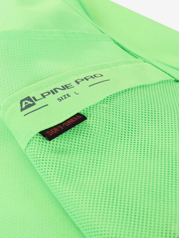 ALPINE PRO Férfi softshell kabát membránnal ALPINE PRO MULT zöld