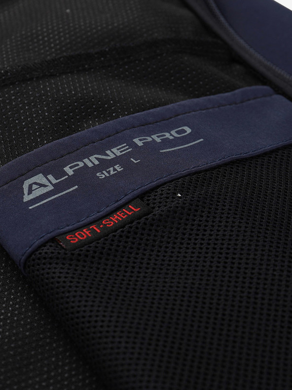 ALPINE PRO Férfi softshell kabát membránnal ALPINE PRO MULT kék