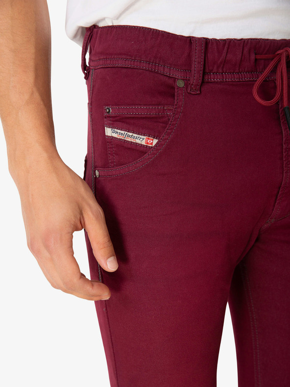 Diesel Férfi bordó skinny fit farmer Diesel Krooley