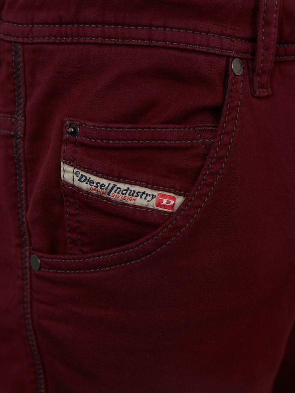 Diesel Férfi bordó skinny fit farmer Diesel Krooley