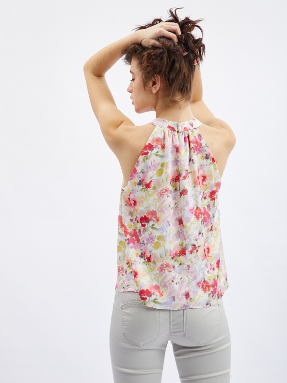 Orsay ORSAY rózsaszín-krémszínű női virágmintás blúz