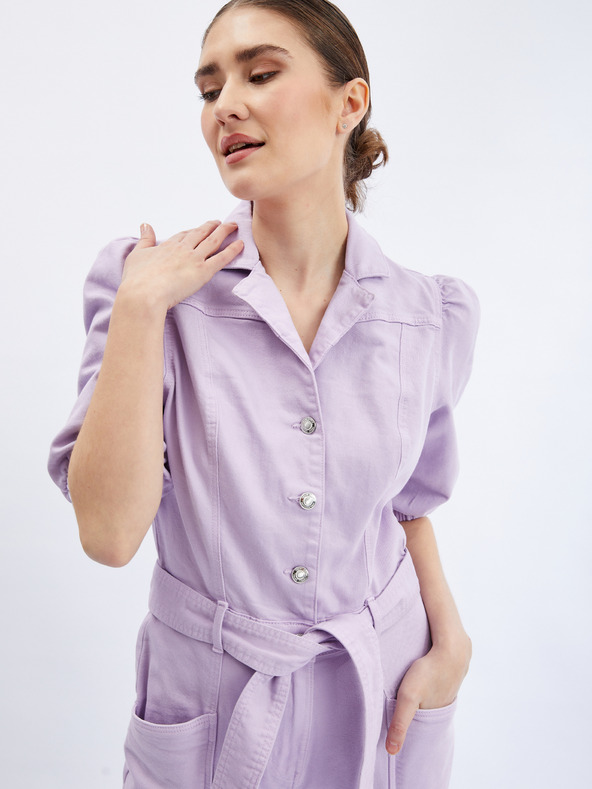 Orsay ORSAY lila női farmer overál