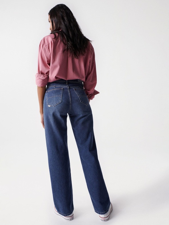 Salsa Jeans Kék Női egyenes szabású farmer Salsa Jeans True