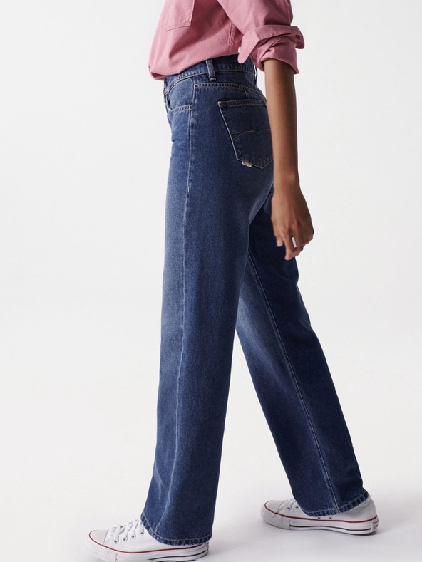 Salsa Jeans Kék Női egyenes szabású farmer Salsa Jeans True
