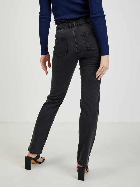 Orsay ORSAY fekete straight fit női farmer