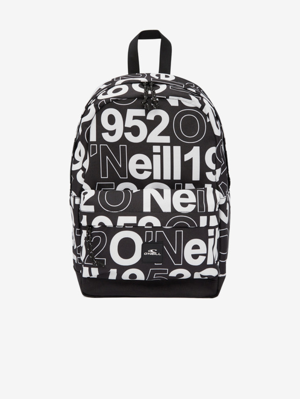 O'Neill Fehér és fekete uniszex mintás hátizsák O'Neill COASTLINE MINI BACKPACK