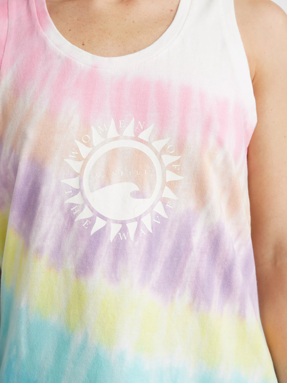 O'Neill Rózsaszín és türkiz női O'Neill WOW TANKTOP tank top
