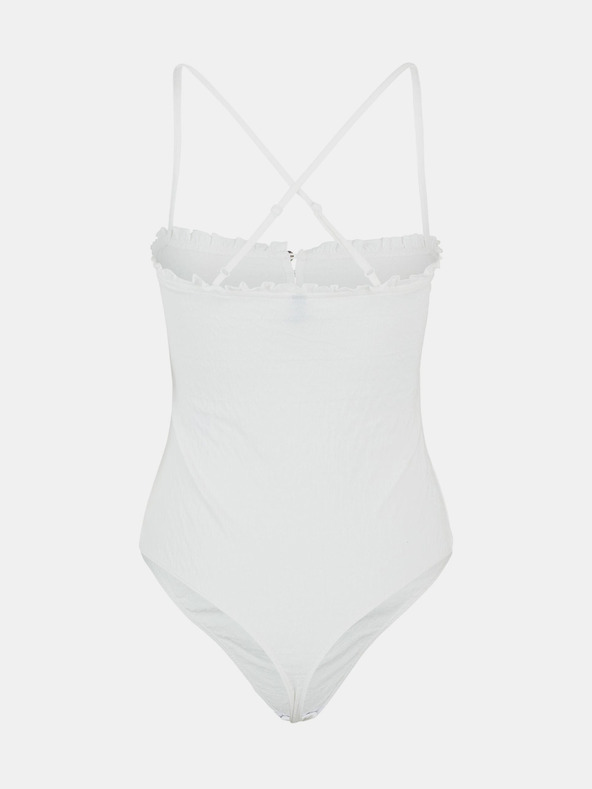 Pieces Fehér női body Pieces Leaf