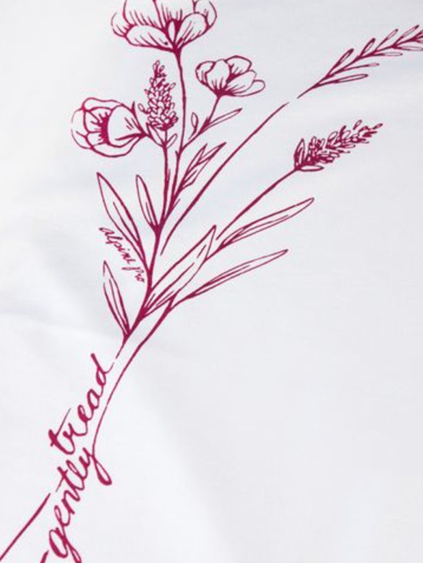 ALPINE PRO Fehér női póló ALPINE PRO Gabora