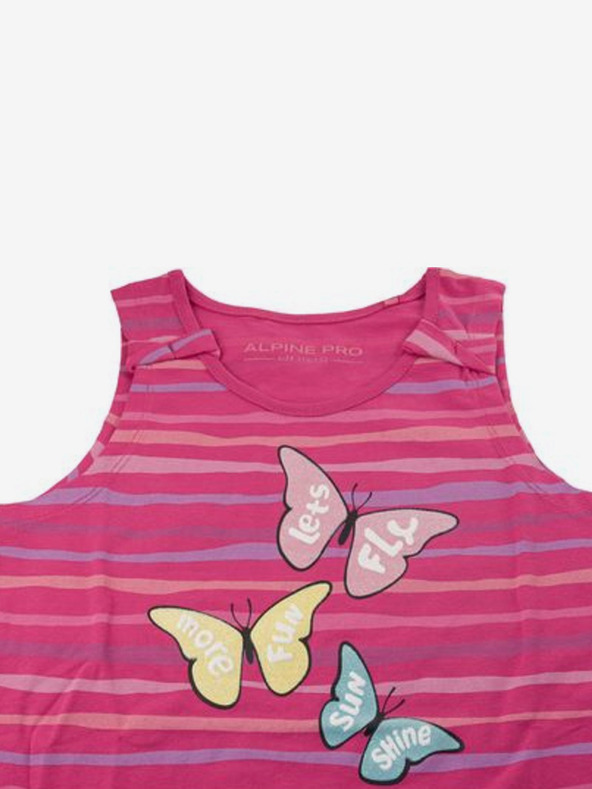 ALPINE PRO Sötét rózsaszínű, mintás női pulóver ALPINE PRO Holso