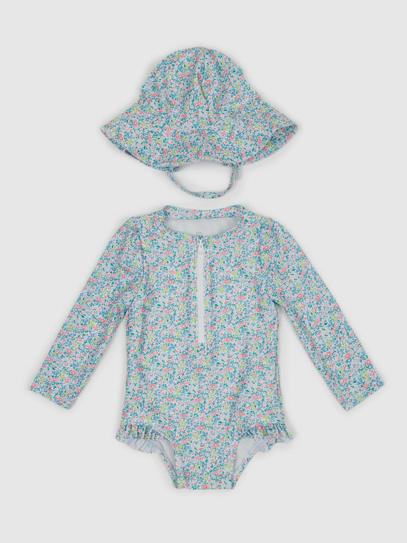 GAP Baby fürdőruha kalappal GAP