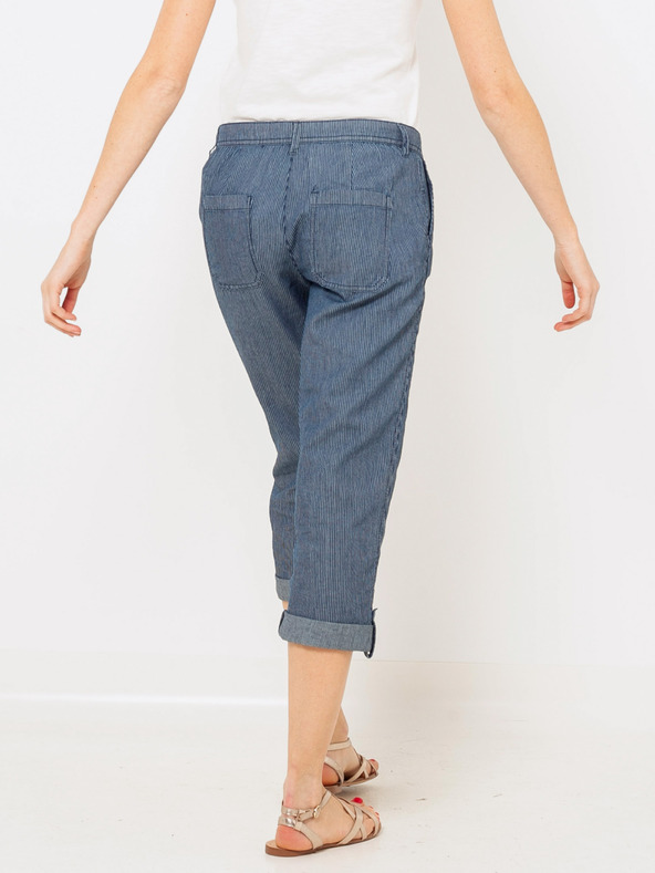 CAMAIEU Kék 3/4-es slim fit farmer CAMAIEU