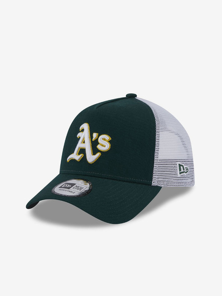 New Era Oakland Athletics Team Script Trucker Siltes sapka