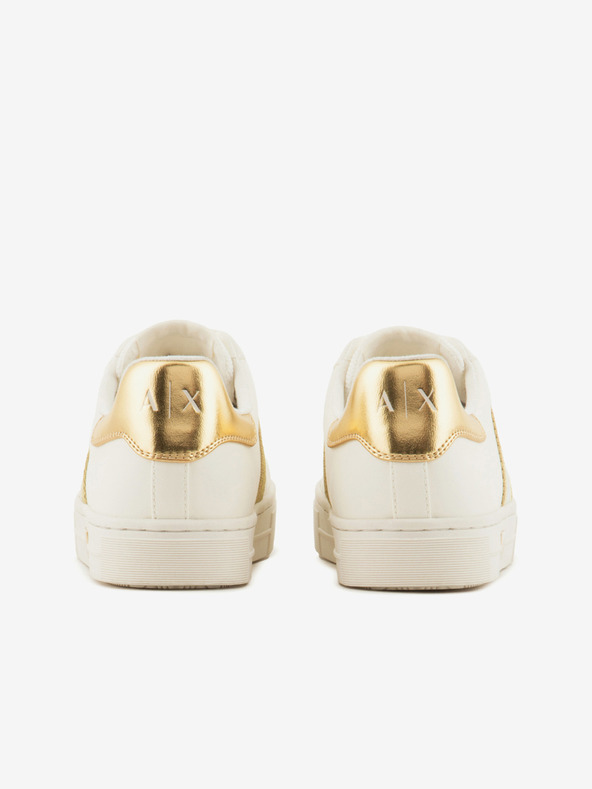 Armani Exchange Arany és krémszínű női tornacipő Armani Exchange