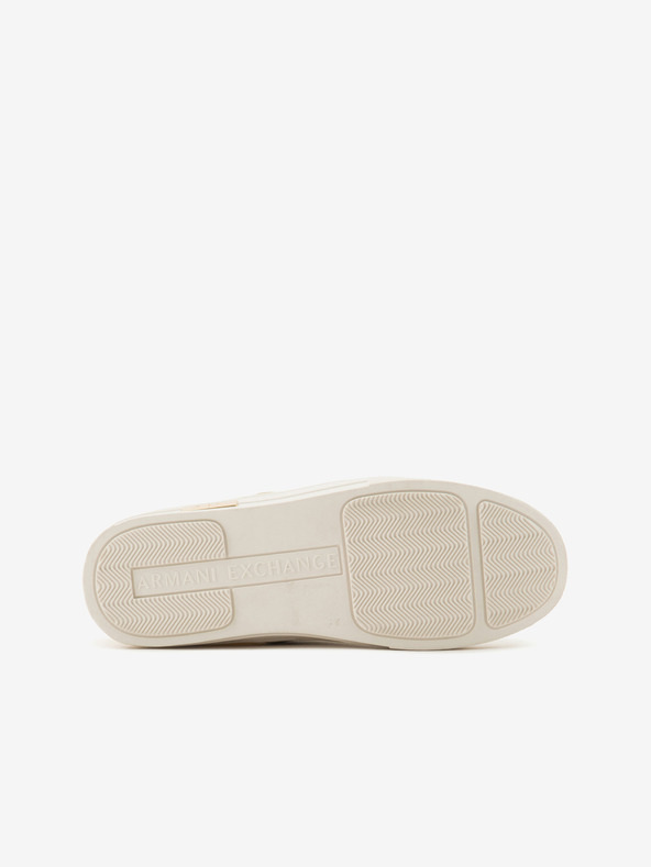 Armani Exchange Arany és krémszínű női tornacipő Armani Exchange