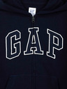 GAP Gyerek pulóver logóval és fleece béléssel GAP