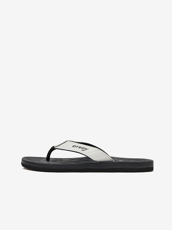 Orsay ORSAY fehér-fekete női flip-flops