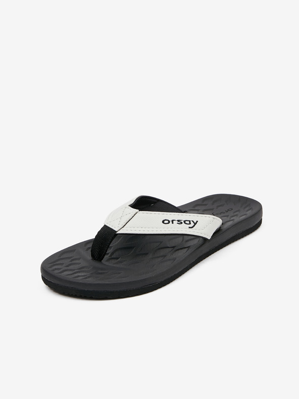 Orsay ORSAY fehér-fekete női flip-flops