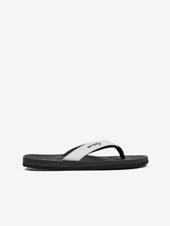 Orsay ORSAY fehér-fekete női flip-flops