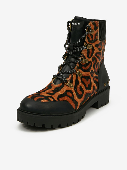 Desigual Biker Leopard Bokacsizma