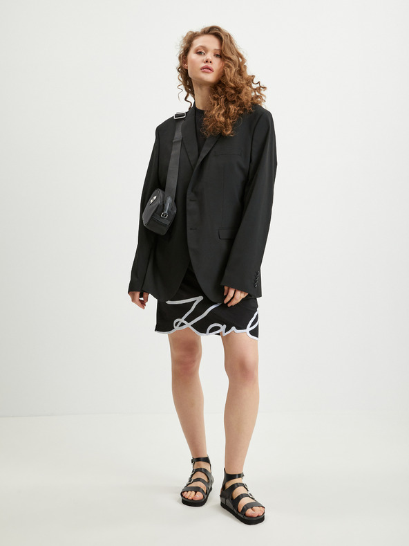 Karl Lagerfeld Fekete női ruha KARL LAGERFELD