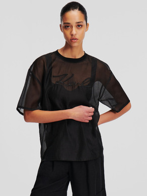 Karl Lagerfeld Organza T-shirt Póló