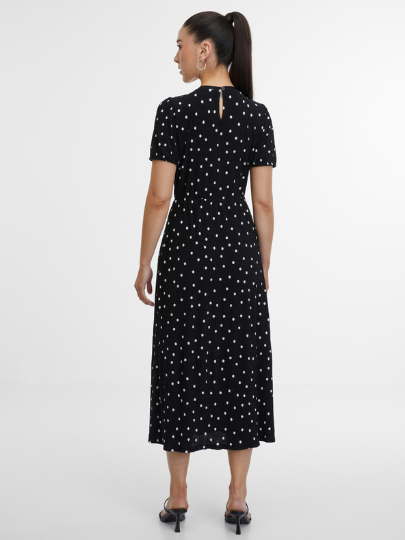 Orsay ORSAY fekete mintás női ruha