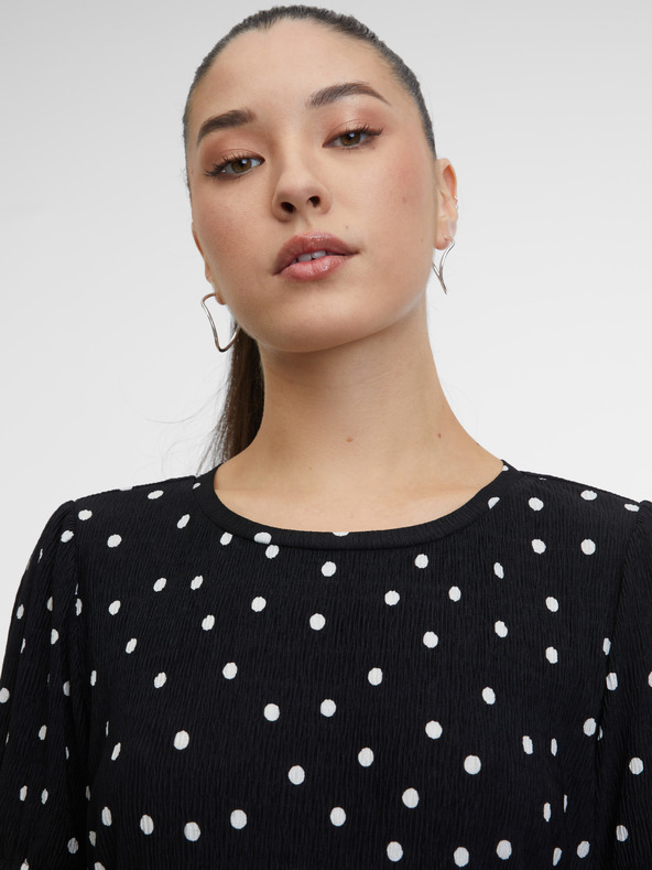 Orsay ORSAY fekete mintás női ruha