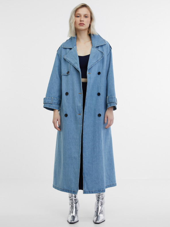 Orsay Kék ORSAY farmer trench kabát nőknek