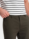 Ombre Clothing Khaki férfi chino nadrág Ombre ruházat