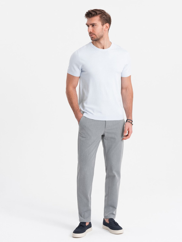 Ombre Clothing Szürke Férfi chino nadrág Ombre ruházat