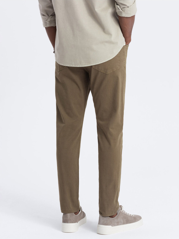 Ombre Clothing Khaki férfi chino nadrág Ombre ruházat