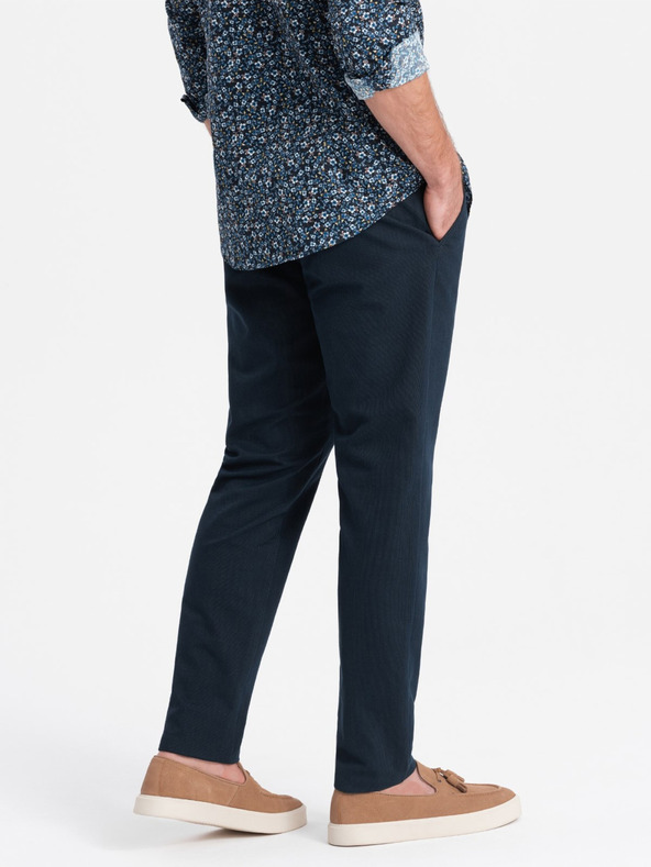 Ombre Clothing Sötétkék Férfi chino nadrág Ombre ruházat