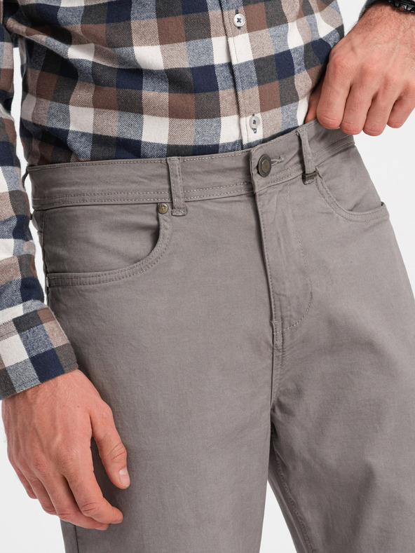 Ombre Clothing Szürke Férfi chino nadrág Ombre ruházat