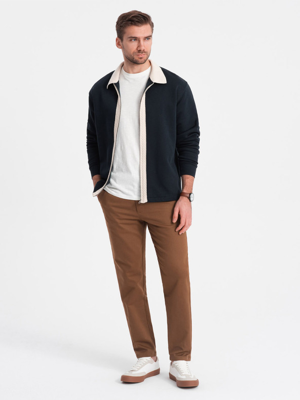 Ombre Clothing Barna Férfi chino nadrág Ombre ruházat