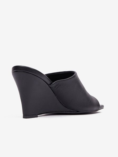 Karl Lagerfeld Rialto Open Toe Mule Papucs