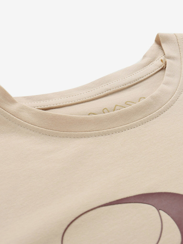 NAX Bézs színű női NAX NERGA póló