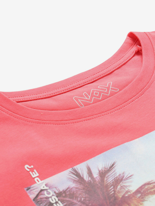 NAX NAX Jurg férfi piros póló