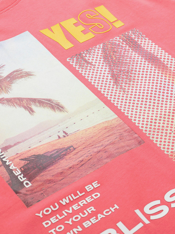 NAX NAX Jurg férfi piros póló