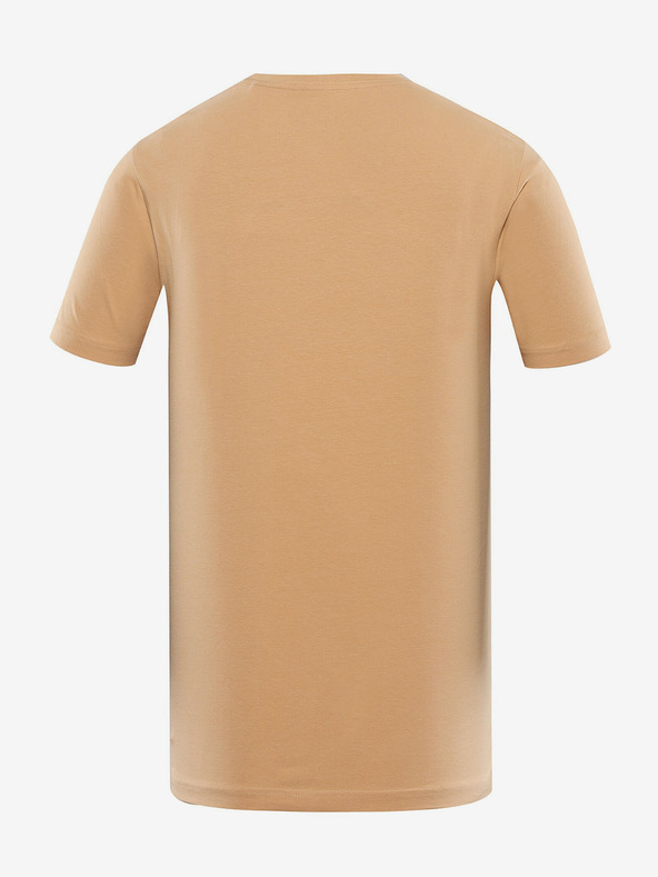 NAX NAX Jurg férfi bézs színű póló bézs színben