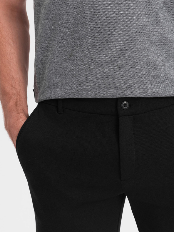 Ombre Clothing Fekete férfi rövidnadrág Ombre ruházat