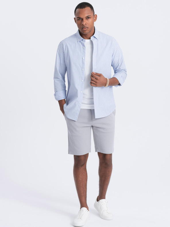 Ombre Clothing Szürke férfi rövidnadrág Ombre ruházat