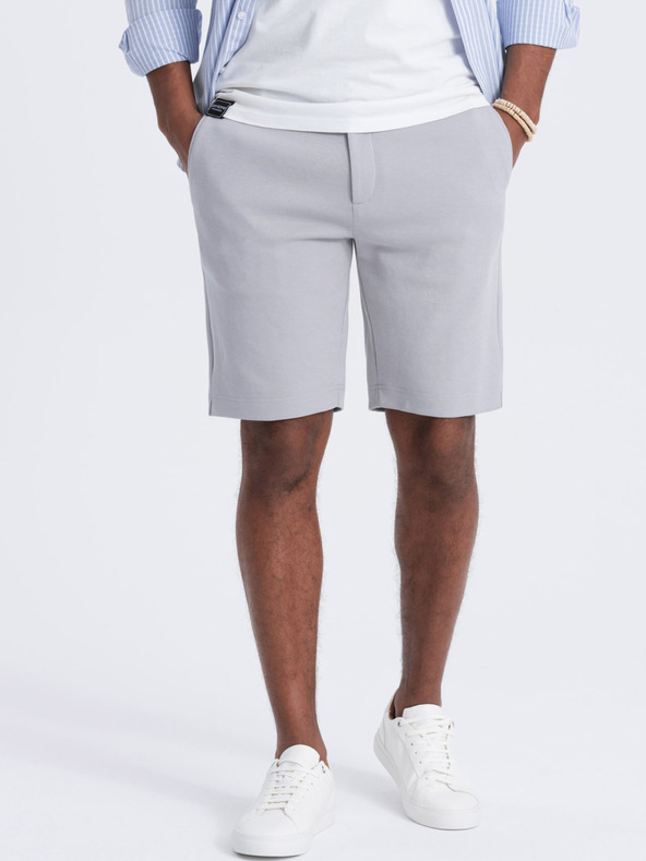 Ombre Clothing Szürke férfi rövidnadrág Ombre ruházat