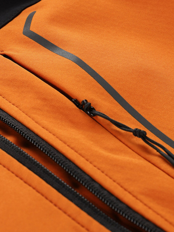 ALPINE PRO Narancssárga férfi softshell dzseki ALPINE PRO ESPRIT