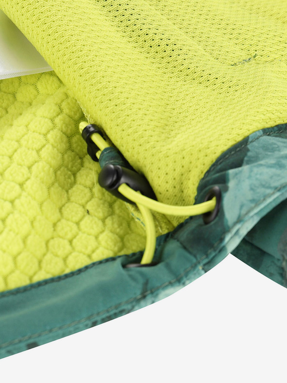 ALPINE PRO Zöld gyerek mintás softshell kabát ALPINE PRO HOORO