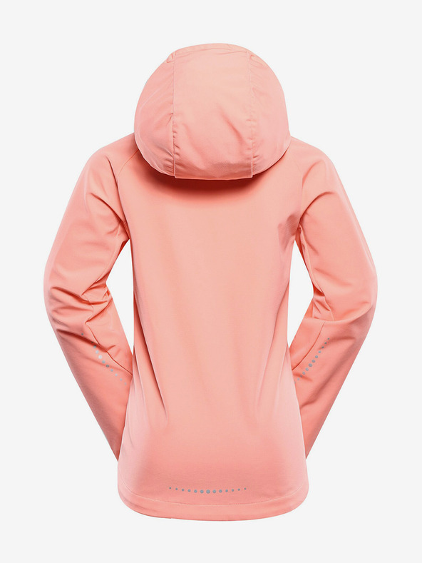 ALPINE PRO Narancssárga gyermek softshell dzseki ALPINE PRO SPERTO