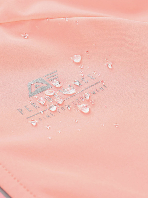 ALPINE PRO Narancssárga gyermek softshell dzseki ALPINE PRO SPERTO