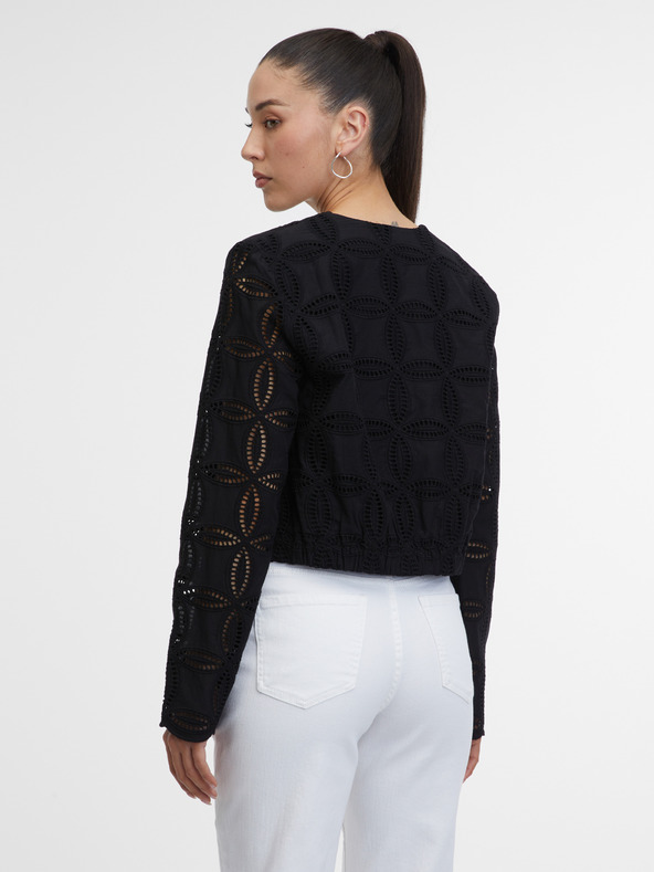 Orsay ORSAY fekete női mintás dzseki