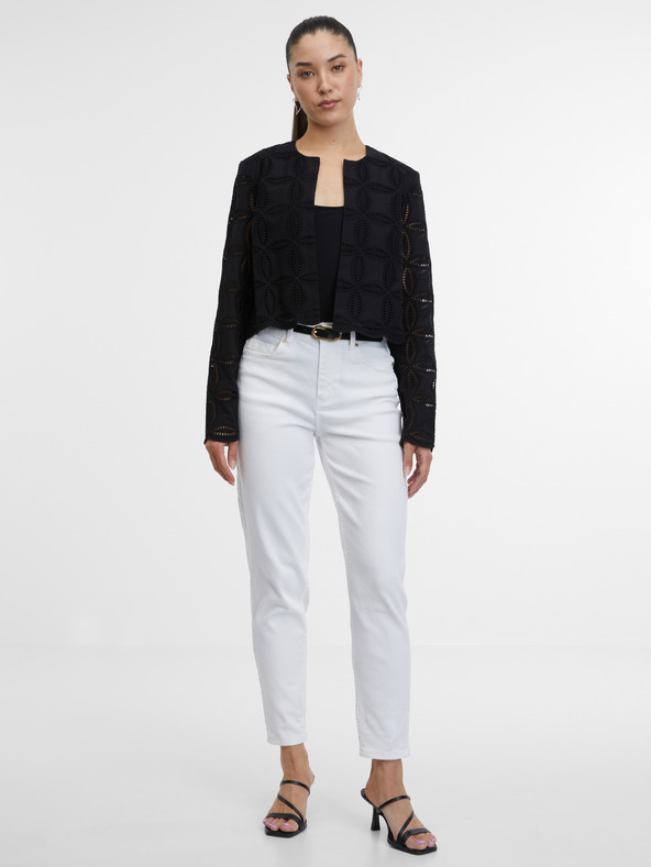 Orsay ORSAY fekete női mintás dzseki